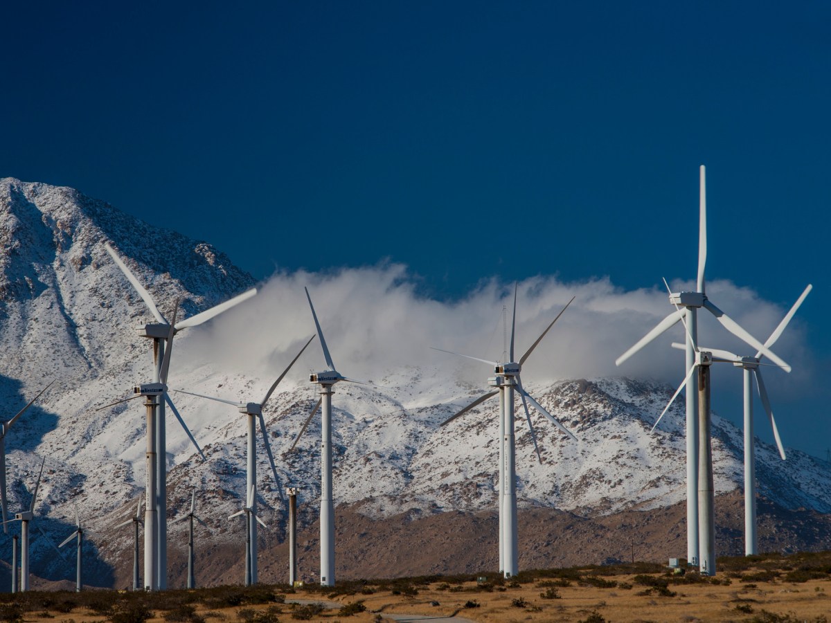 Fees for wind energy on public lands, as shown here in the California desert, would be reduced 80% if the rule proposed by the BLM be implemented.