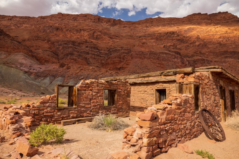 A historic building built by one of the many settlers in Marble Canyon.