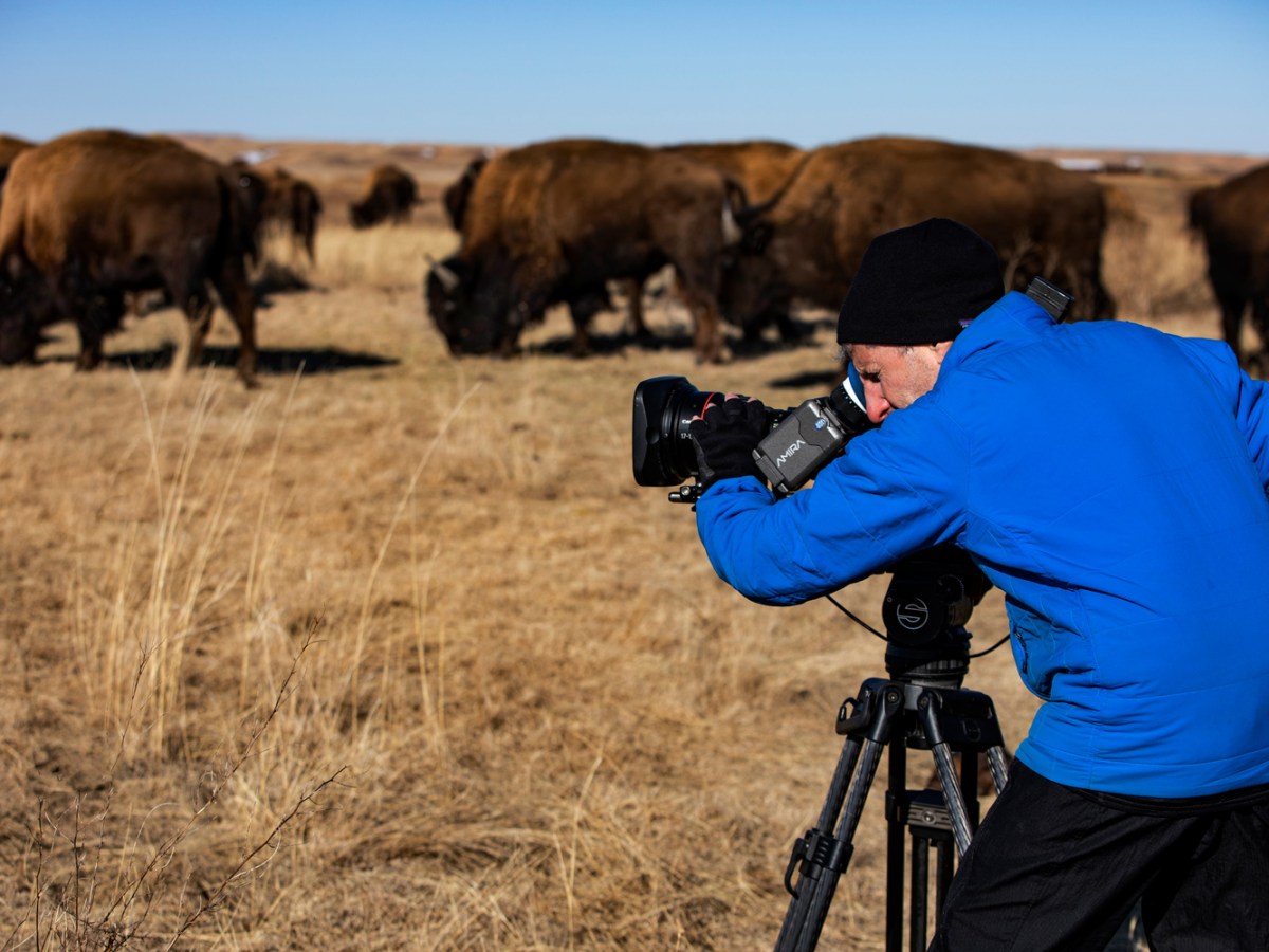 “The American Buffalo” cinematographer Buddy Squires at Conata Ranches in Rapid City, South Dakota.