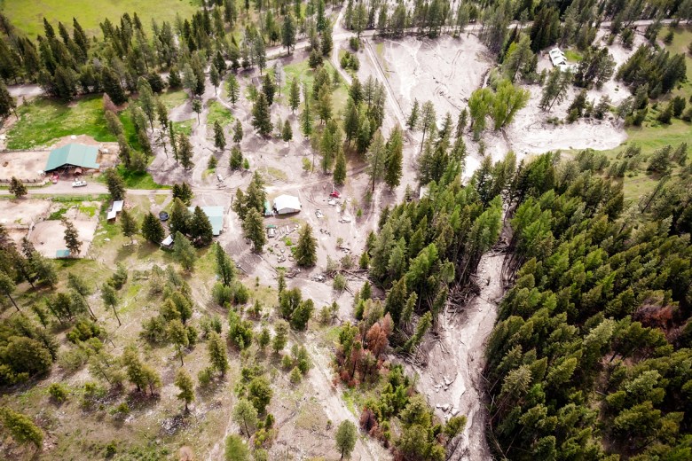The Walker Creek Fire, which burned in the fall of 2021, created ideal conditions for a post-wildfire debris flow. The following summer, a slurry of mud, rocks and large woody debris damaged cars, roads and properties in central Washington. 
