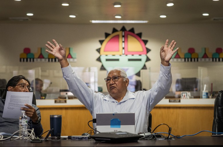 Dale Sinquah, a Hopi Tribal Council member, said that concerns about an aquifer make it difficult to find drinking water and limit the community’s growth.