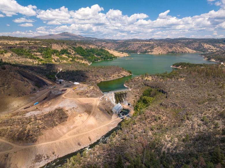 Copco 1, one of the three remaining dams slated for removal along the Klamath River in California.