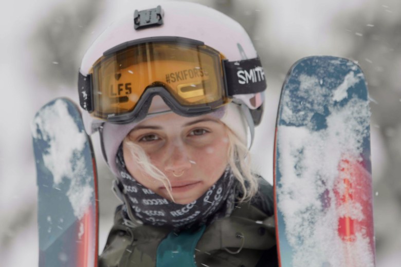 Bradley, a genderqueer skier from Lake Tahoe, California, has been skiing since they were two and competing on the freeride world tour since the age of 18.
