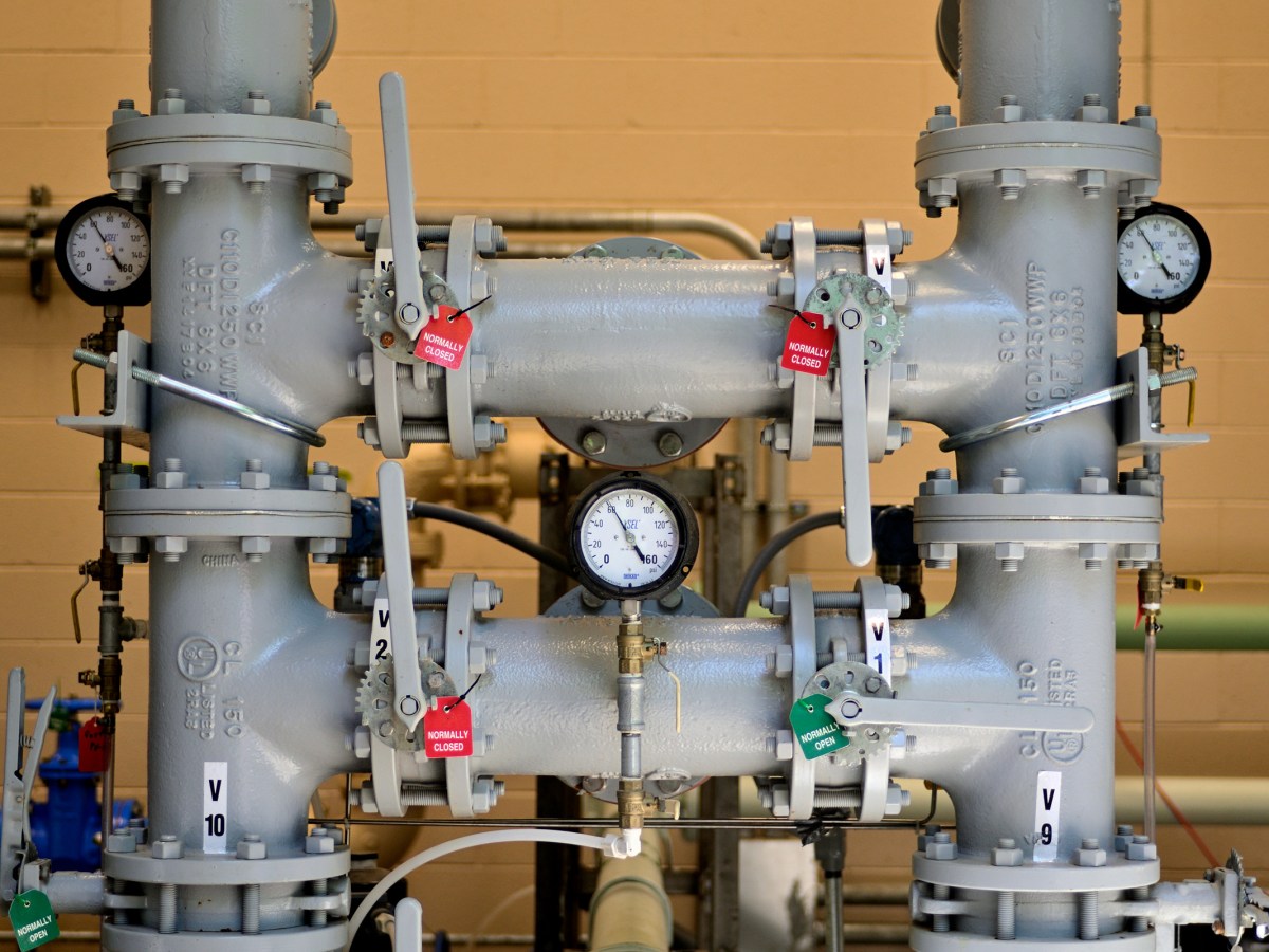 A filtration system designed to filter out PFAS from the water supply in Horsham, Pennsylvania. The latest EPA proposal sets enforceable standards that are achievable using filtration technology that some East Coast utilities have used for years.