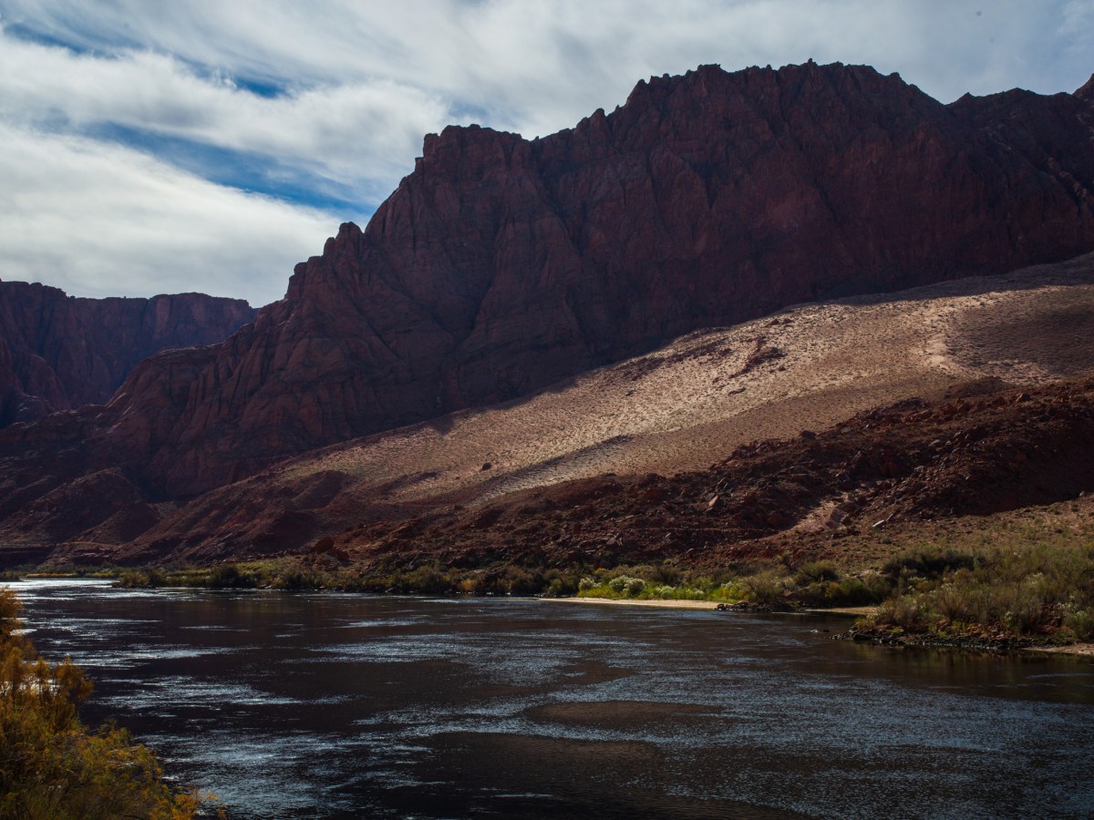 The Colorado River near Lees Ferry, Arizona. The opposite bank of the river is the Navajo Nation. The Navajo Nation has succeeded in settling water rights in Utah and New Mexico, but the tribe has failed to reach a similar agreement for its land in Arizona.