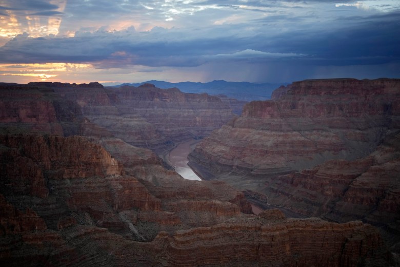 The Colorado River flows through the Grand Canyon on the Hualapai Tribe’s land in northwestern Arizona.