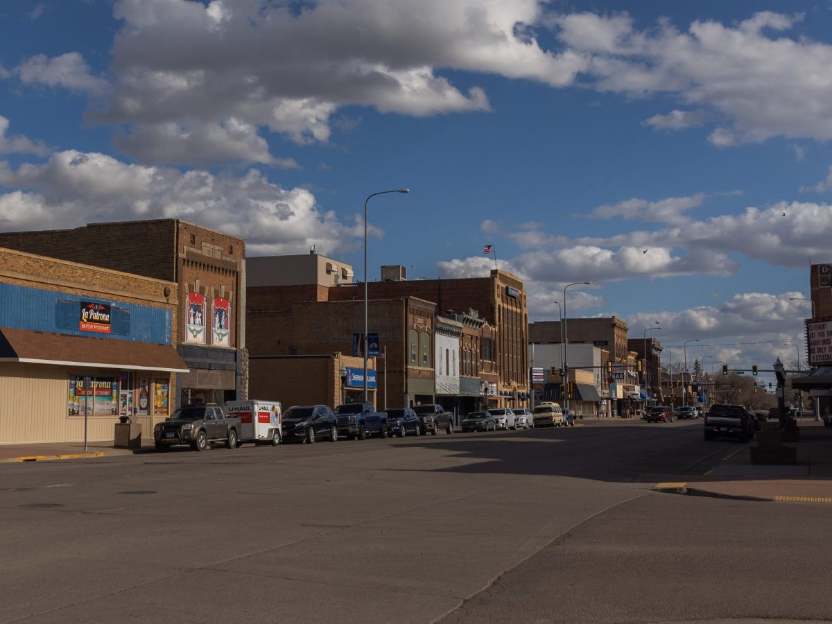 Downtown Huron, South Dakota.