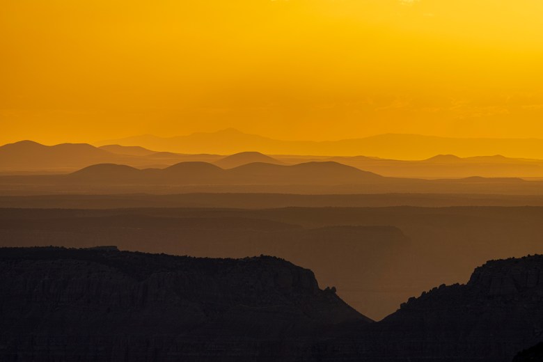 Looking across the Kanab Creek Wilderness from a viewpoint on the Rainbow Rim trail.