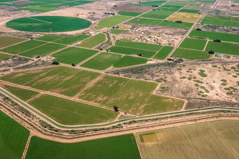 Colorado River Indian Tribes farmland. The tribe recently got a bill through Congress that will allow it to make millions of dollars from leasing its water.