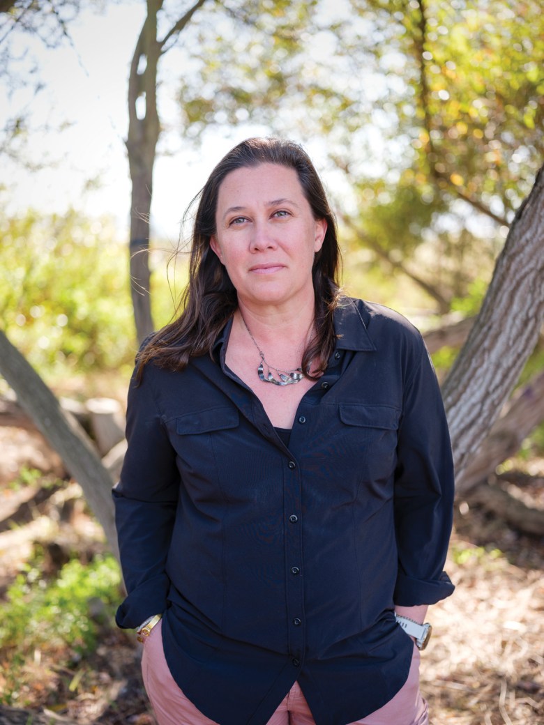 As the director of the reserve's coastal training program, Kristen Goodrich works to encourage collaborative approaches to protecting coastal habitats like the estuary.