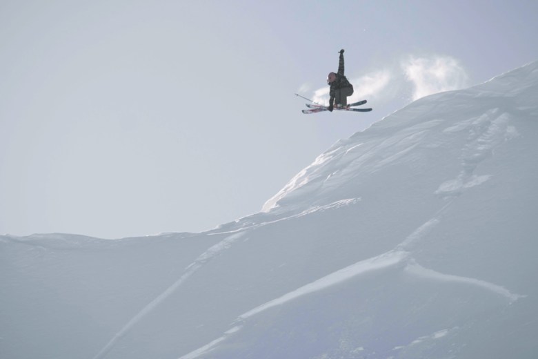 Freeskier Lily Bradley in the new ski film, “People Like Us.”