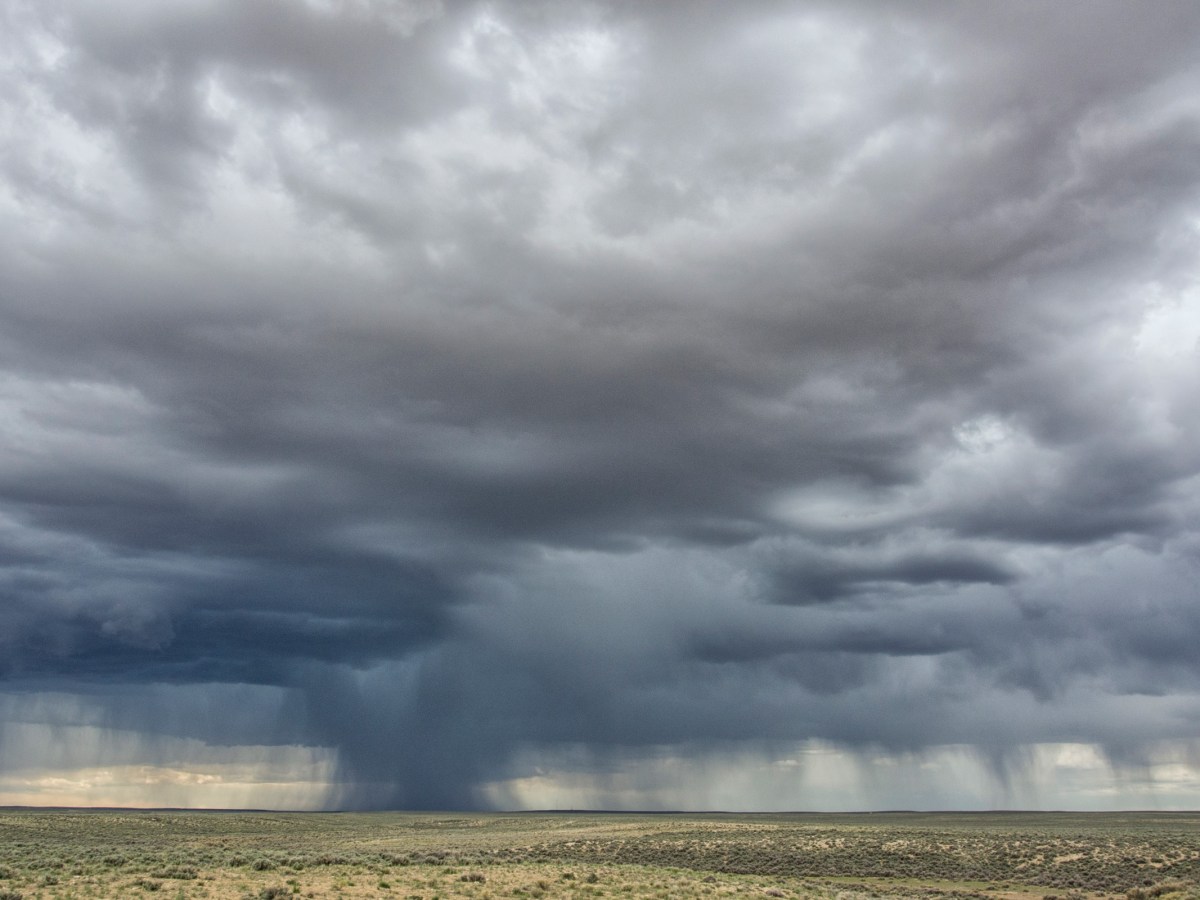 Rain in the Red Desert. “There’s a lot of things out there that Indigenous people knew about,” Soldier Wolf said about the desert.